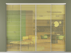 Перегородка Formato внутри проёма 4 створки