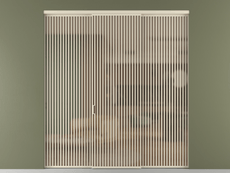 Перегородка Formato внутри проёма трёхстворчатая