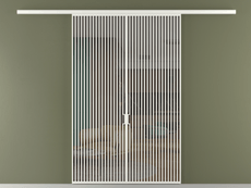 Перегородка Формато вдоль стены 2 створки