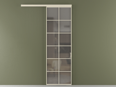 Перегородка Formato вдоль стены 1 створка