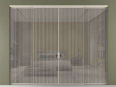 Перегородка Formato внутри проёма 4 створки