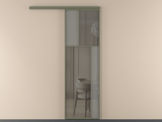 Перегородка Мозаик вдоль стены 1 створка