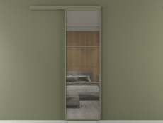 Перегородка Формато вдоль стены 1 створка