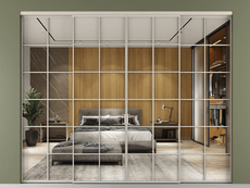 Перегородка Формато внутри проёма 4 створки