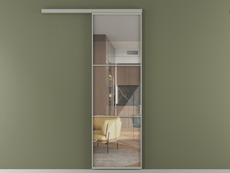 Перегородка Formato вдоль стены 1 створка