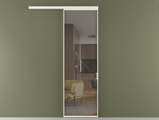 Перегородка Формато вдоль стены 1 створка