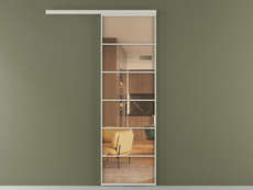 Перегородка Формато вдоль стены 1 створка