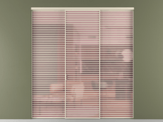 Перегородка Formato внутри проёма трёхстворчатая