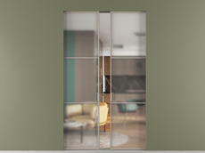 Перегородка Formato скрытый пенал 2 створки