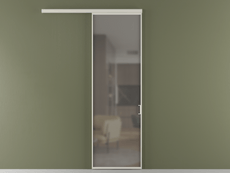 Перегородка Formato вдоль стены 1 створка