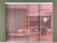 Перегородка Formato внутри проёма телескопик синхро 3