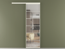 Перегородка Formato вдоль стены 1 створка