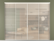 Перегородка Формато внутри проёма 4 створки