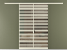 Перегородка Formato вдоль стены 2 створки