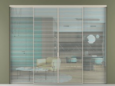 Перегородка Формато внутри проёма 4 створки