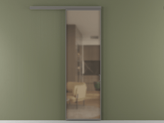 Перегородка Formato вдоль стены 1 створка