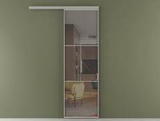 Перегородка Формато вдоль стены 1 створка