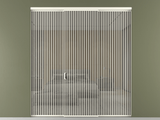 Перегородка Formato внутри проёма 3 створки