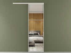 Перегородка Formato вдоль стены 1 створка