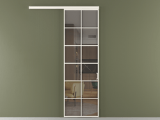 Перегородка Формато вдоль стены 1 створка