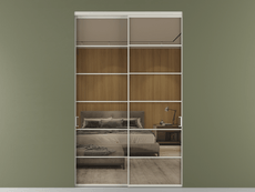 Перегородка Формато внутри проёма 2 створки