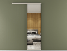 Перегородка Formato вдоль стены 1 створка