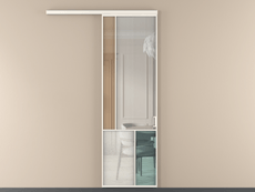 Перегородка Мозаик вдоль стены 1 створка