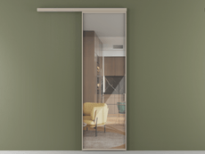 Перегородка Formato вдоль стены 1 створка