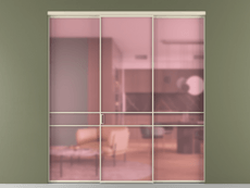 Перегородка Formato внутри проёма 3 створки