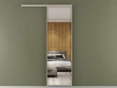 Перегородка Formato вдоль стены 1 створка