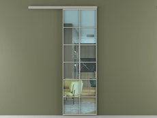 Перегородка Формато вдоль стены 1 створка