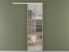 Перегородка Formato вдоль стены 1 створка