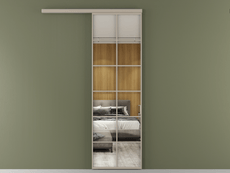 Перегородка Формато вдоль стены 1 створка