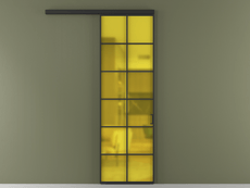 Перегородка Формато вдоль стены 1 створка