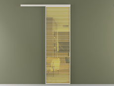 Перегородка Formato вдоль стены 1 створка