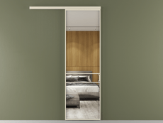 Перегородка Formato вдоль стены 1 створка