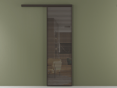 Перегородка Formato вдоль стены 1 створка