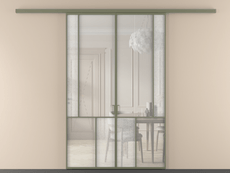 Перегородка Мозаик вдоль стены 2 створки