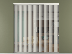 Перегородка Формато внутри проёма 3 створки с синхронным механизмом