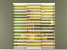 Перегородка Формато внутри проёма 3 створки