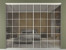 Перегородка Formato внутри проёма 4 створки