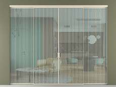 Перегородка Formato внутри проёма 4 створки