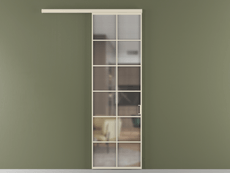 Перегородка Formato вдоль стены 1 створка