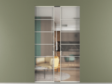 Перегородка Formato скрытый пенал 2 створки