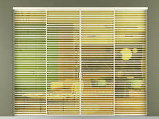 Перегородка Formato внутри проёма 4 створки