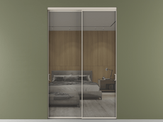 Перегородка Formato внутри проёма 2 створки