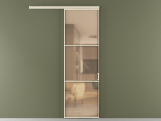 Перегородка Formato вдоль стены 1 створка