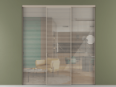 Перегородка Формато внутри проёма 3 створки