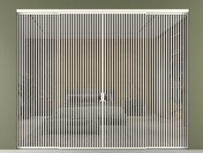 Перегородка Formato внутри проёма 4 створки