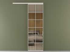 Перегородка Формато вдоль стены 1 створка